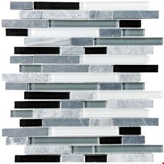 Anatolia Bliss Glass Stone Blend Linear Mosaic 5 8